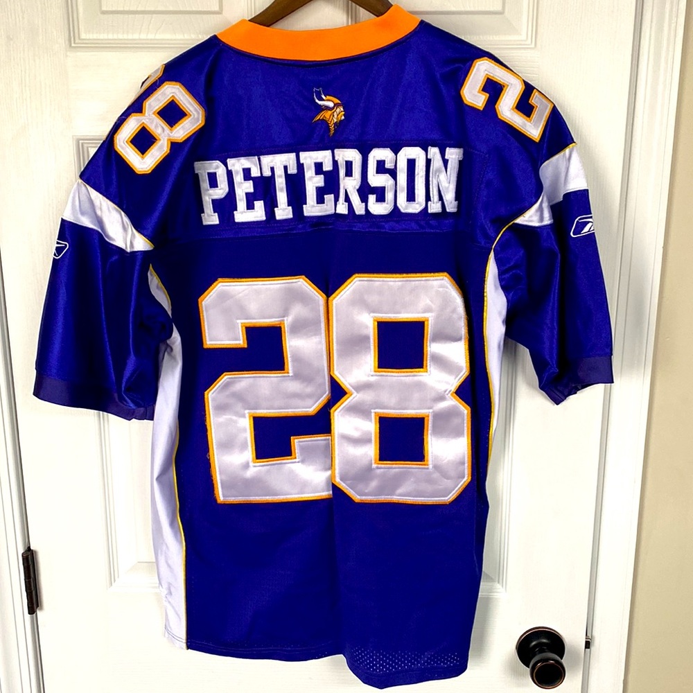 Minnesota Vikings Adrian Peterson Stitched Jersey Reebok Size 50